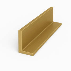 Латунный профиль Г-образный 10 мм ЛС59-1 в наличии в Ульяновске