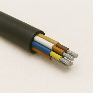 Провод контрольный ПВС 3х0,75+1х0,75 черный в наличии в Ульяновске