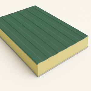 Стеновая сэндвич-панель с минеральной ватой 80 мм RAL 8017 в наличии в Ульяновске