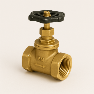 Клапан запорный латунный ДУ 50 РУ 16 15б3р в наличии в Ульяновске