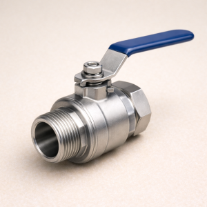 Кран шаровой из 3-х частей S-S AISI 316L 1 1/2" в наличии в Ульяновске