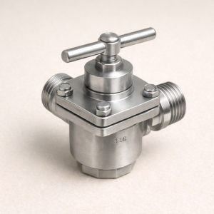 Кран пробковый 3-х ходовой ВР/ВР/ВР AISI 304 DN 1" в наличии в Ульяновске